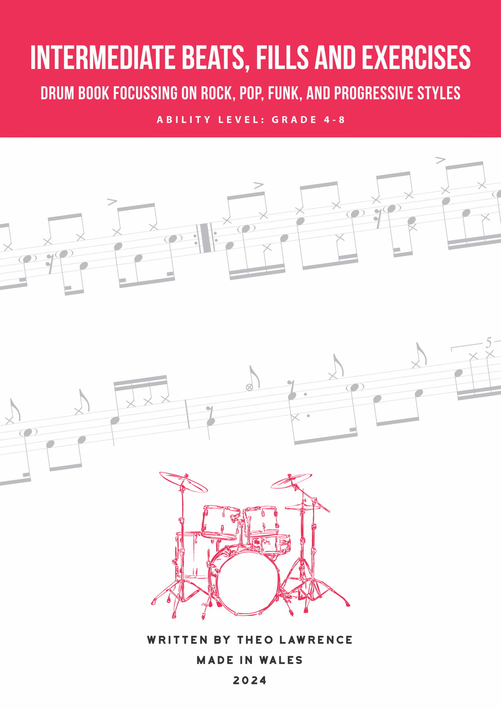 Intermediate Beats, Fills and Exercises – Drum Book
